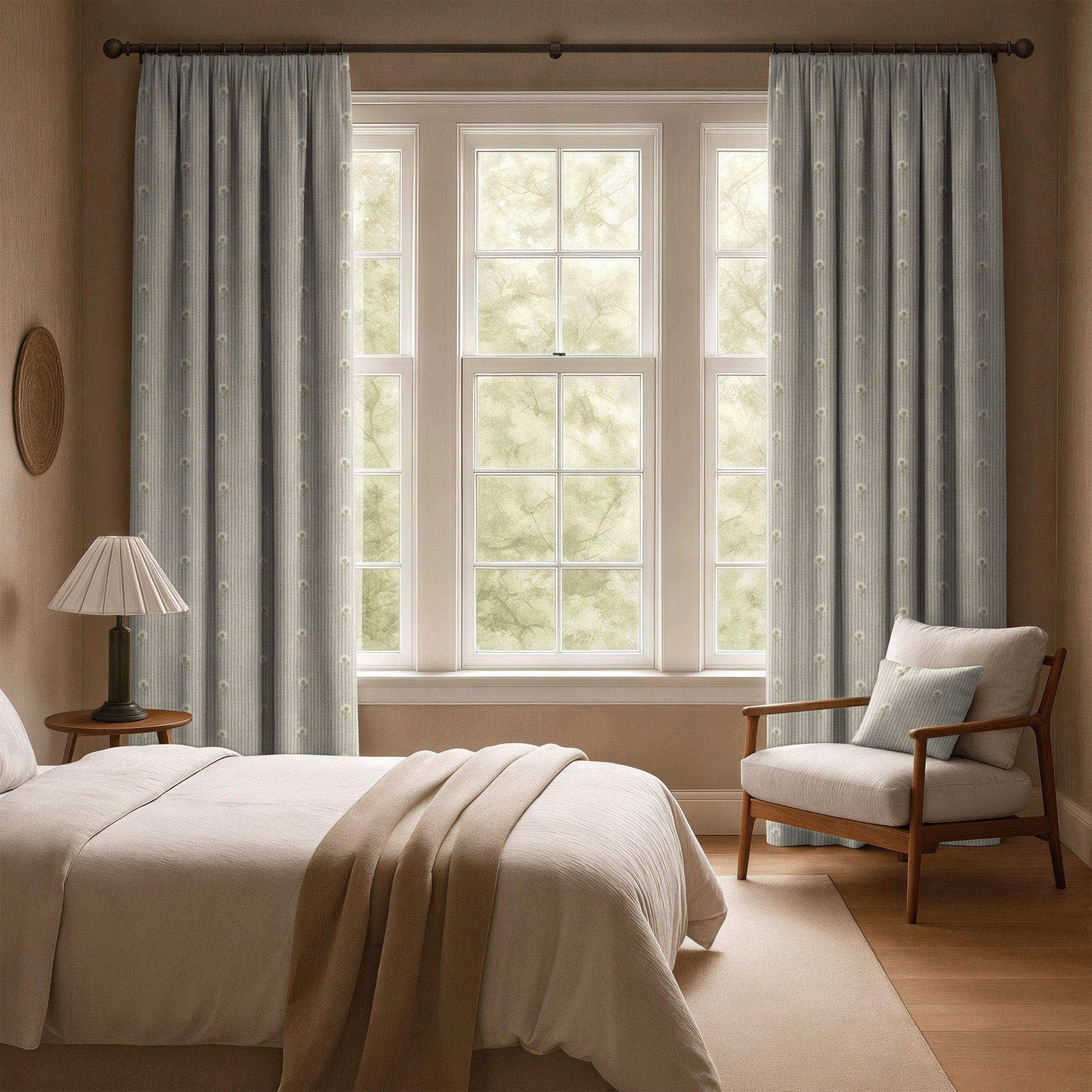 100947BH Abbey Natural Belfield Fabric by Belfield Home