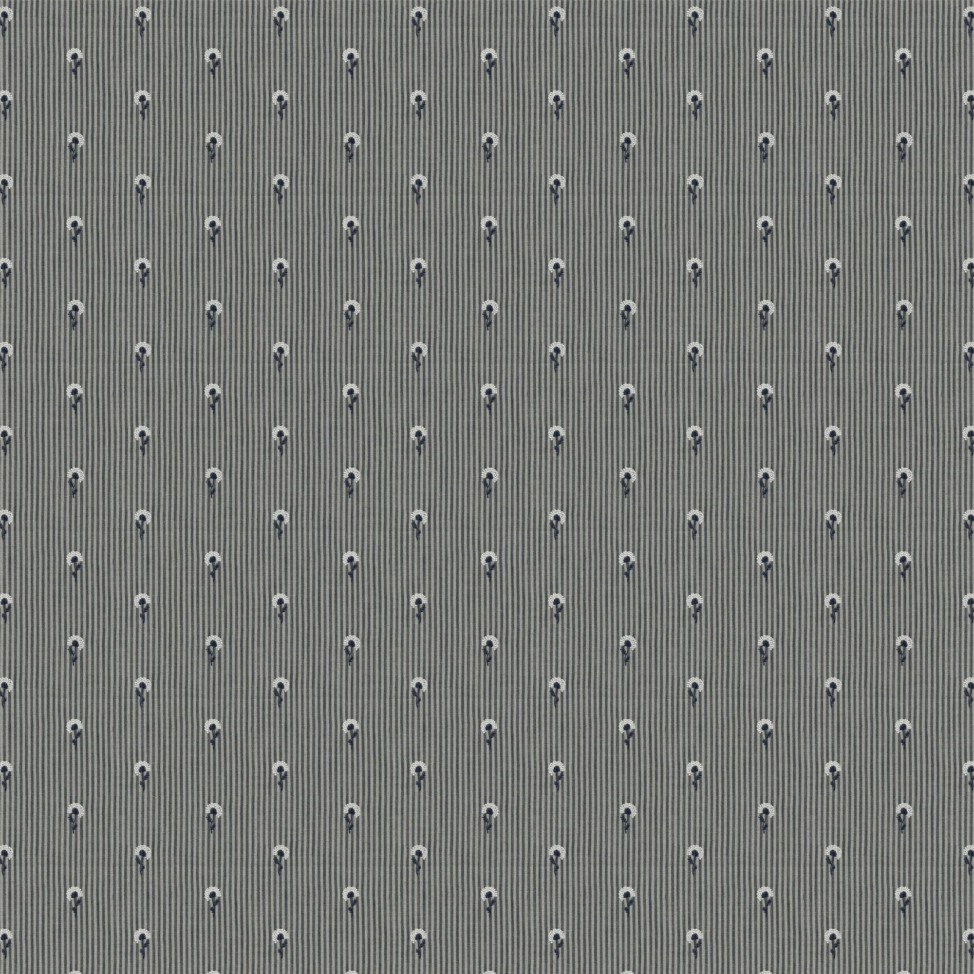 100950BH Abbey Navy Belfield Fabric by Belfield Home