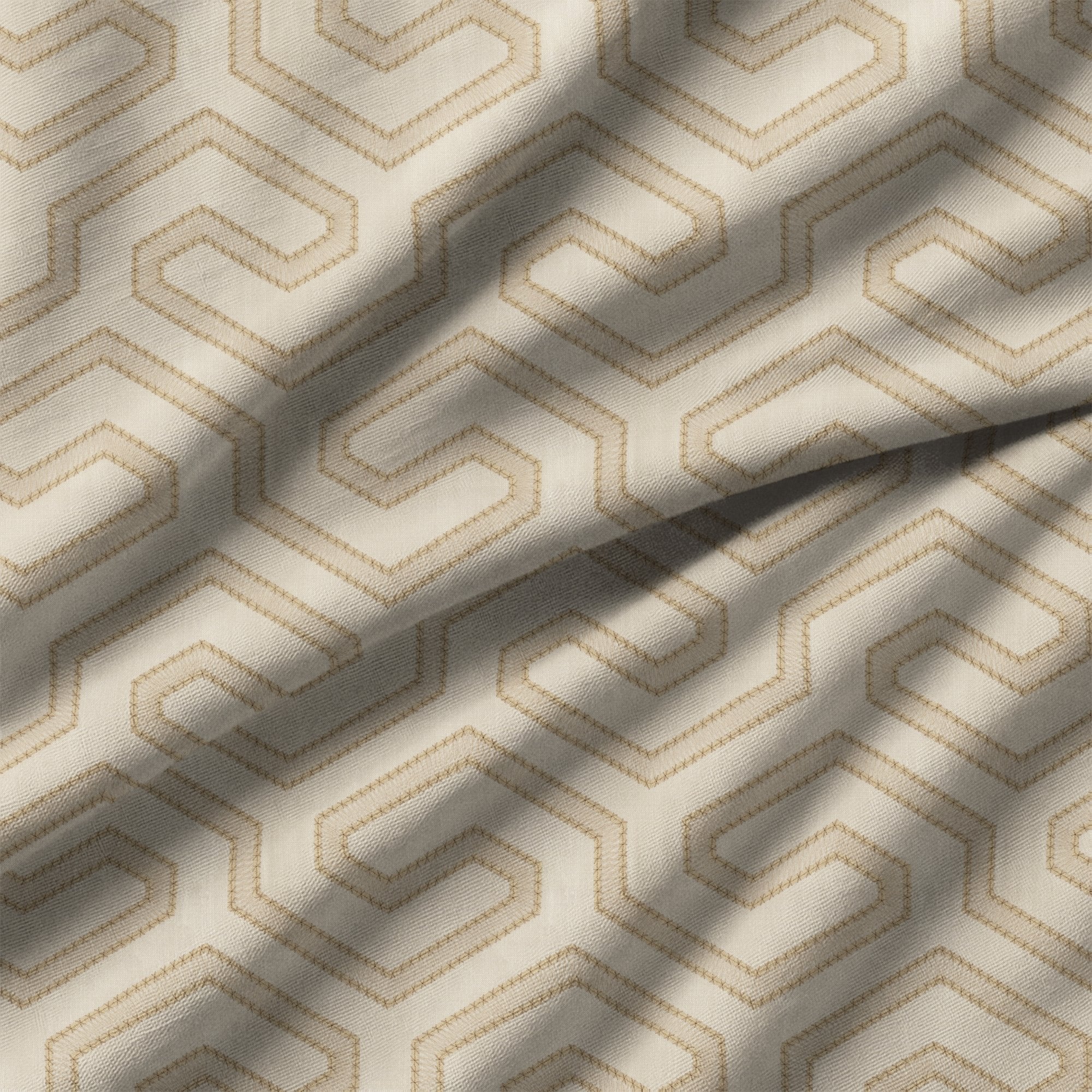 100951BH Acton Natural Belfield Fabric by Belfield Home