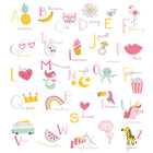 100984100 ( GPR 10098 41 00 ) ABC Girl Power Wallpanel By Caselio