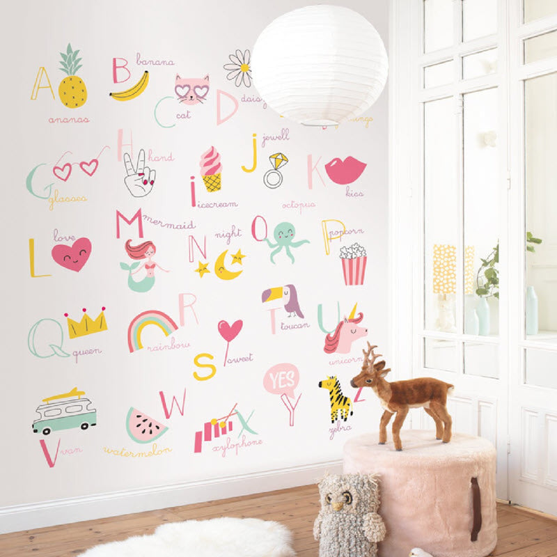 100984100 ( GPR 10098 41 00 ) ABC Girl Power Wallpanel By Caselio