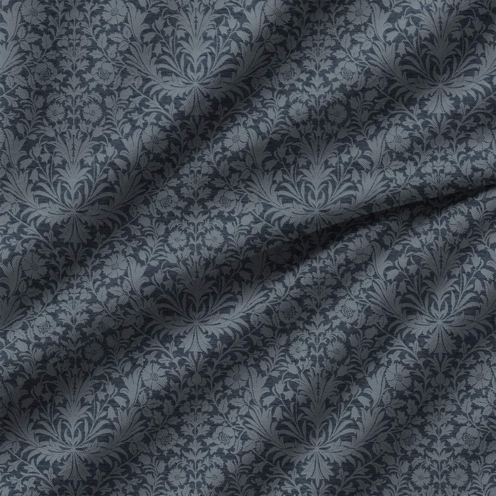 101020BH Amble Blue Belfield Fabric by Belfield Home