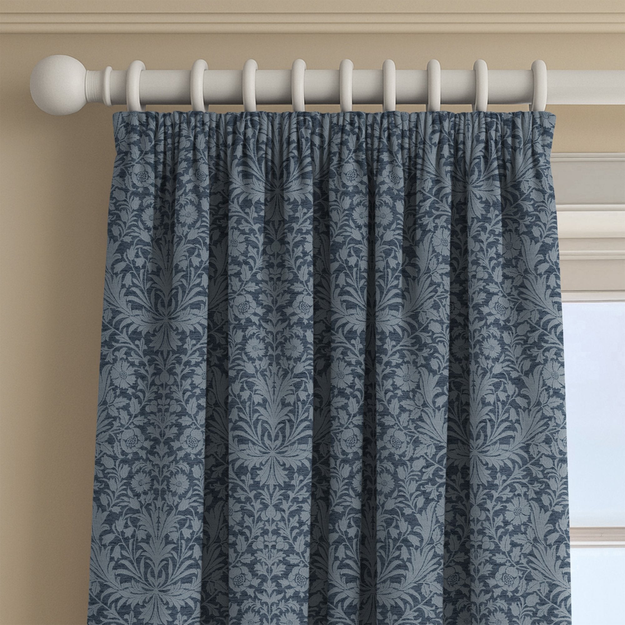 101020BH Amble Blue Belfield Fabric by Belfield Home