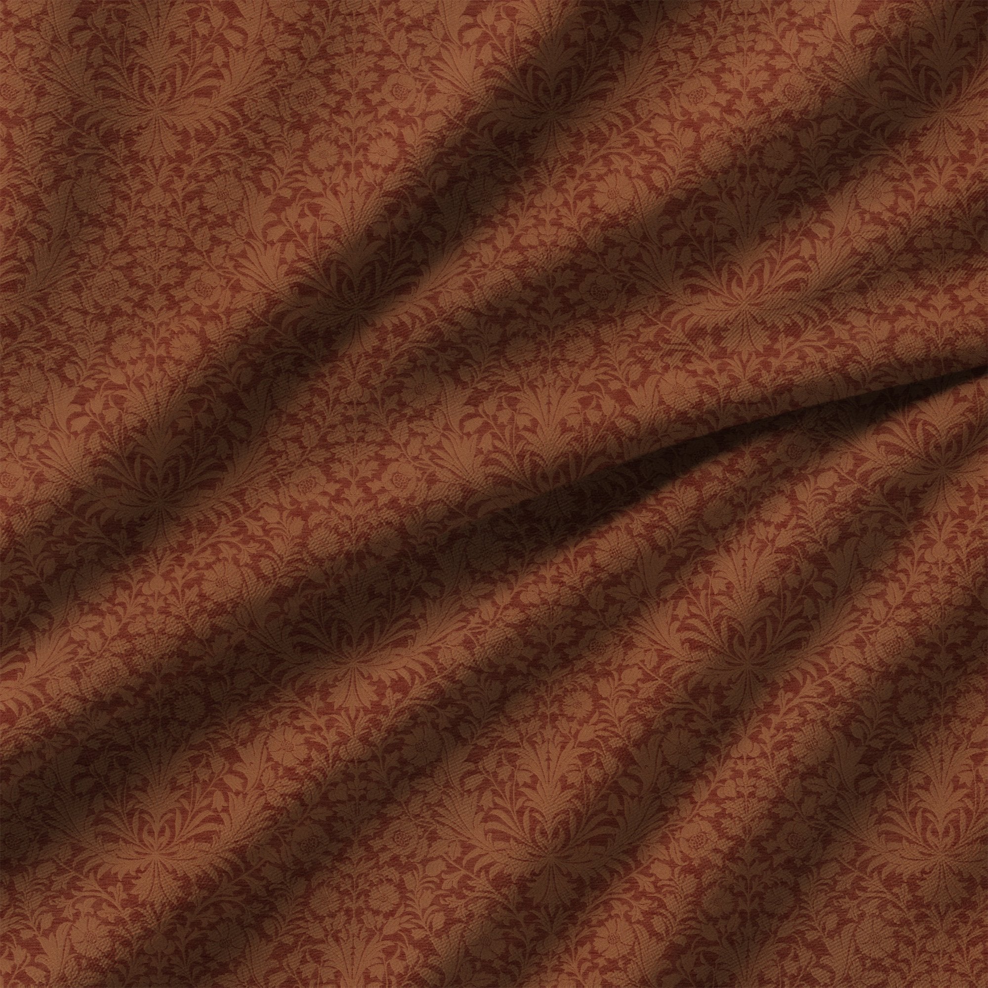 101021BH Amble Terracotta Belfield Fabric by Belfield Home