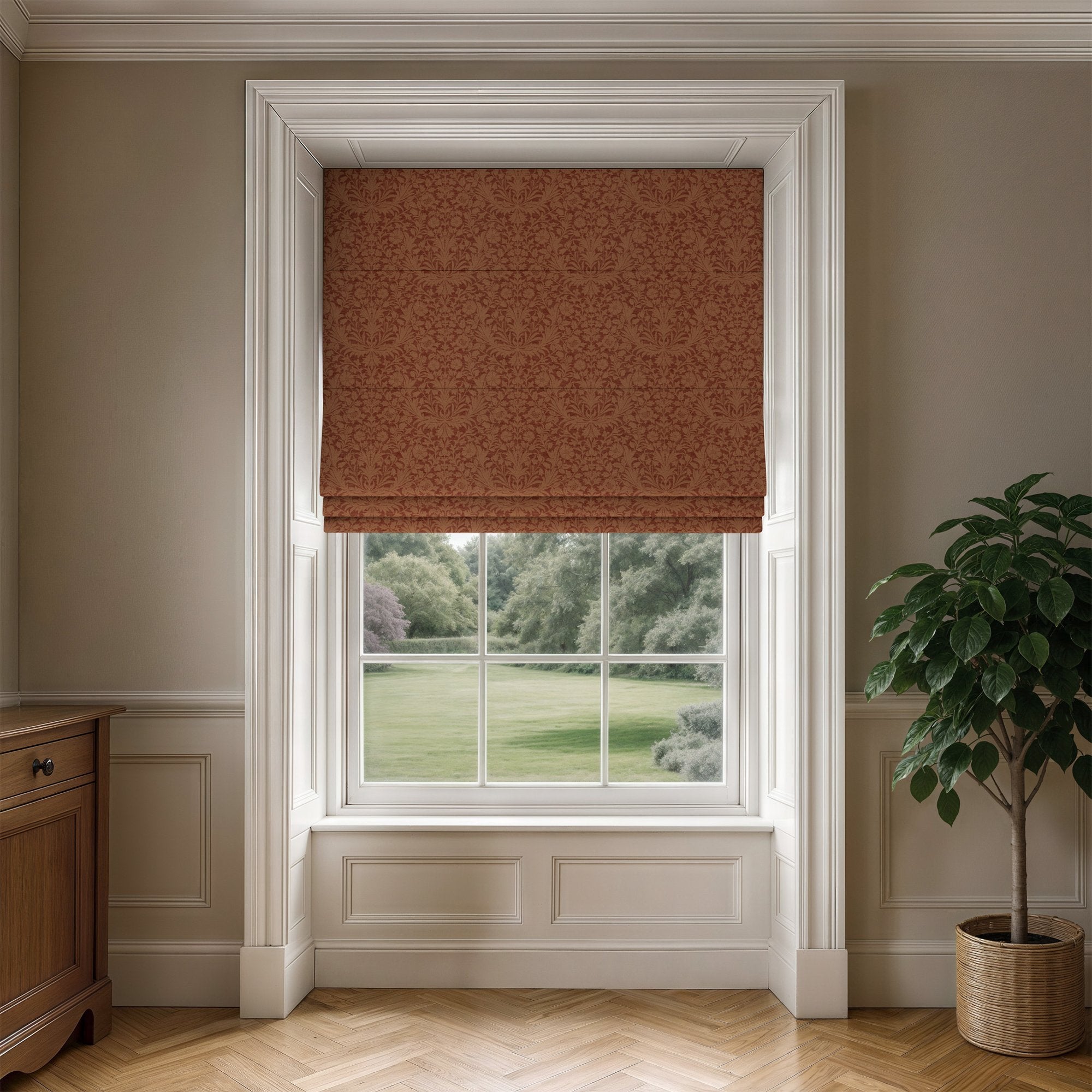 101021BH Amble Terracotta Belfield Fabric by Belfield Home