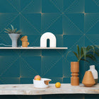 ONB101056120 Moonlight Sunset Only Blue Wallpaper by Caselio