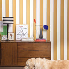 101072124 Moonlight Golden Lines Basics Moutarde Wallpaper By Caselio