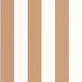 Golden Lines Basics Stripe Cuivre Wallpaper by Caselio