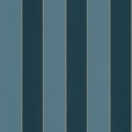 Golden Lines Bleu Paon Ocean Wallpaper by Caselio