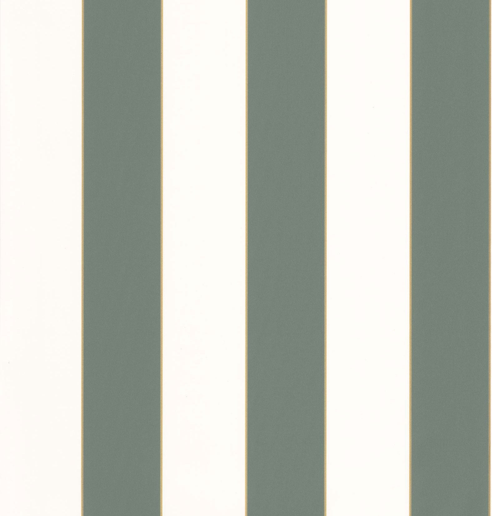 101077144 Golden Lines Vert Eucalyptus Blanc Wallpaper by Caselio