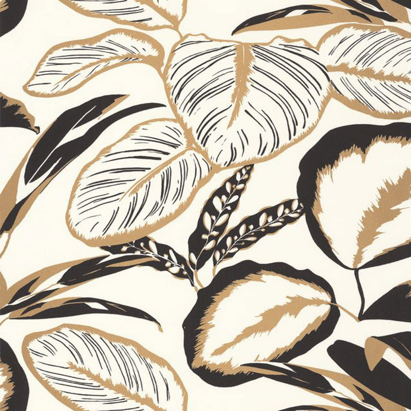 MLG101082093 Exotic Leaves Moonlight Wallpaper By Caselio