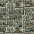 Peacock Arches Wallpaper by Josephine Munsey