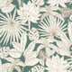 Odyssee Hawai Green & Co Vert anglais Wallpaper By Caselio