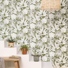Odyssee Hawai Green & Co Vert D'Eau Wallpaper By Caselio