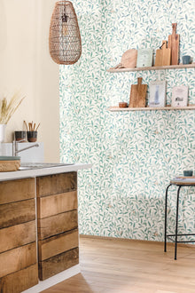 101570026 Uni Natte Metallises Blanc Or Wallpaper by Caselio