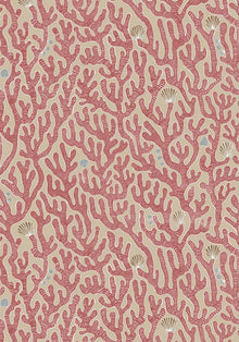 JMW-101601 Coral Red Toppings Wallpaper by Josephine Munsey