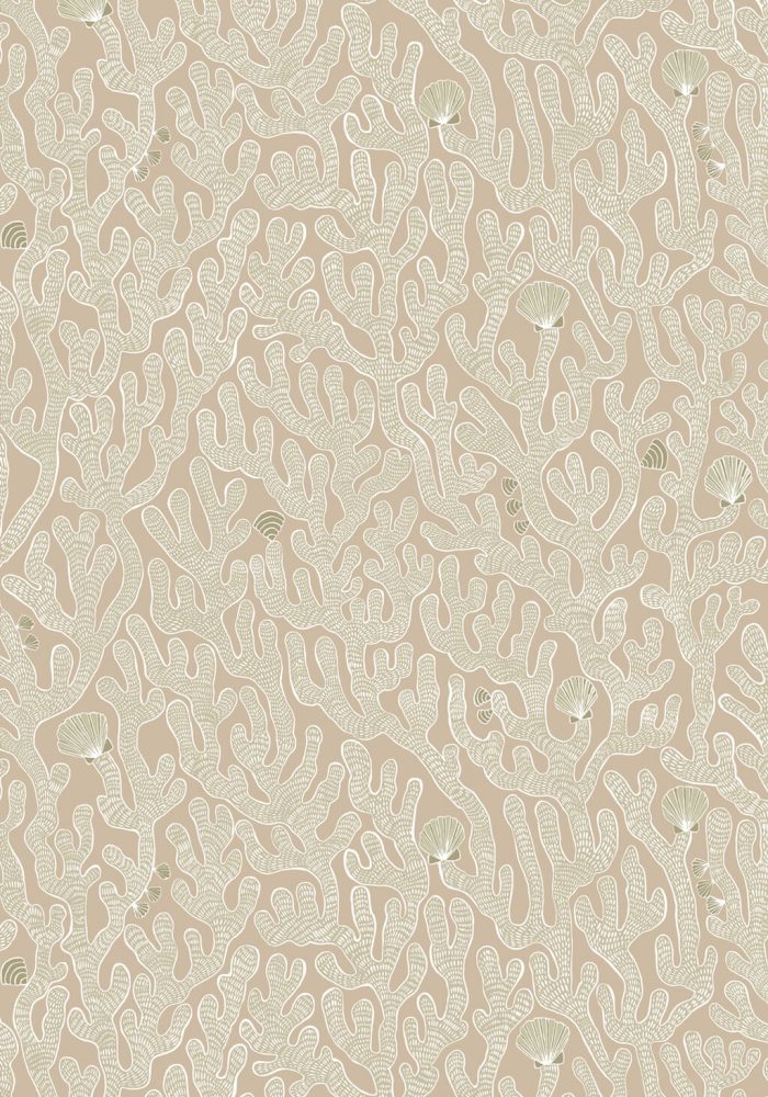 JMW-101611 Coral Edge Sand Wallpaper by Josephine Munsey