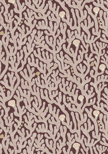 JMW-101621 Coral Spicer Brown Wallpaper by Josephine Munsey
