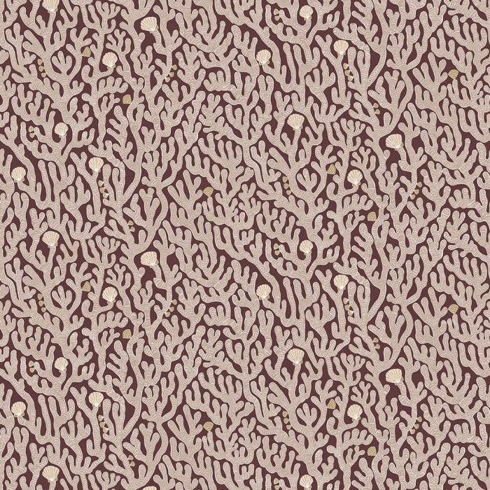JMW-101621 Coral Spicer Brown Wallpaper by Josephine Munsey