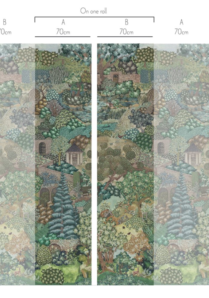 JMW-101701 Miserden Mural Wallpaper by Josephine Munsey