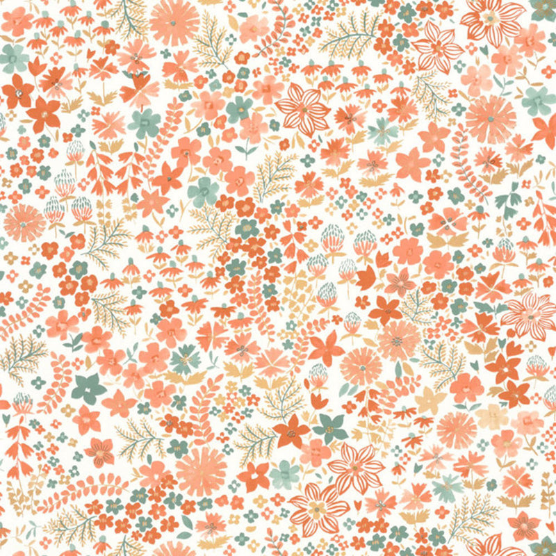 FLP101863073 June Flower Power Wallpaper by Caselio