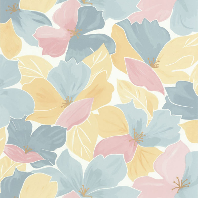 FLP101886042 August Flower Power Wallpaper by Caselio