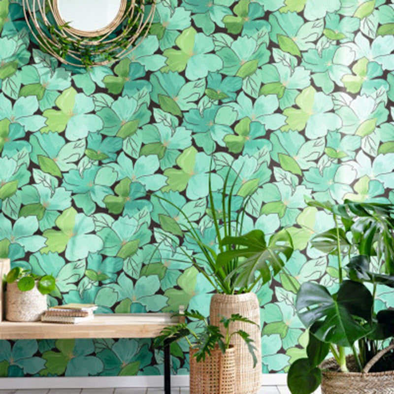 FLP101887023 August Flower Power Wallpaper by Caselio