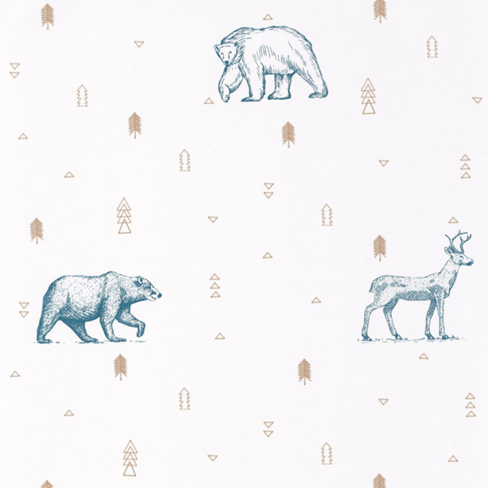 OUP101986009 Grizzly Bears Our Planet Wallpaper by Caselio