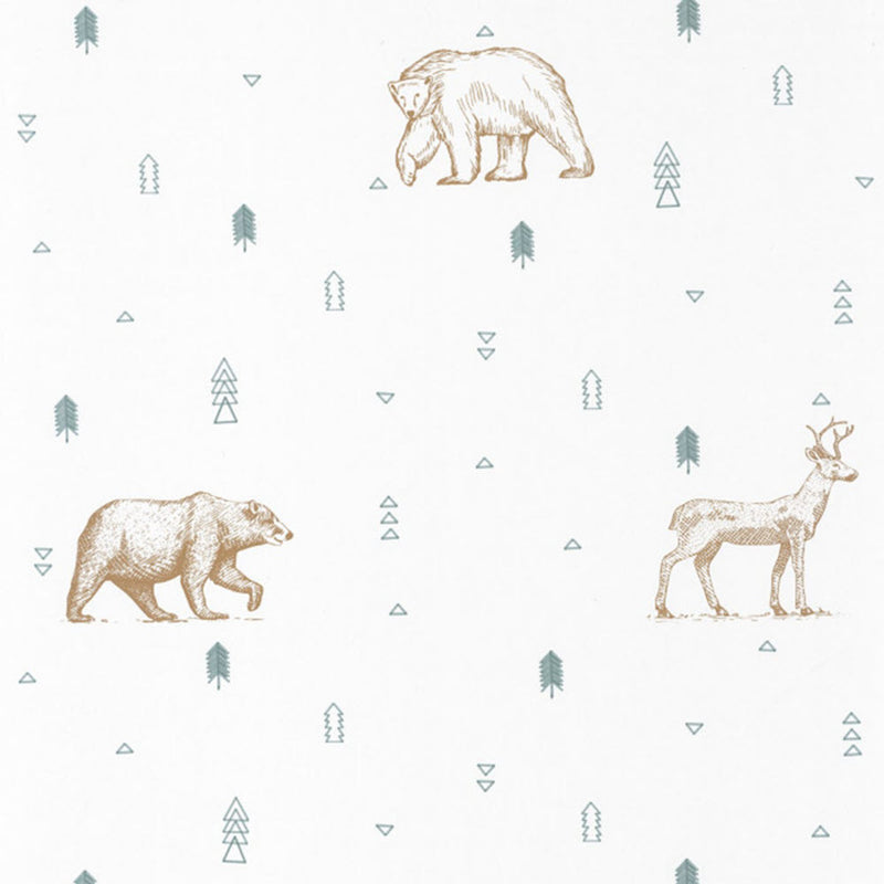 OUP101987112 ( 101987112 ) Grizzly Bears Our Planet Wallpaper by Caselio