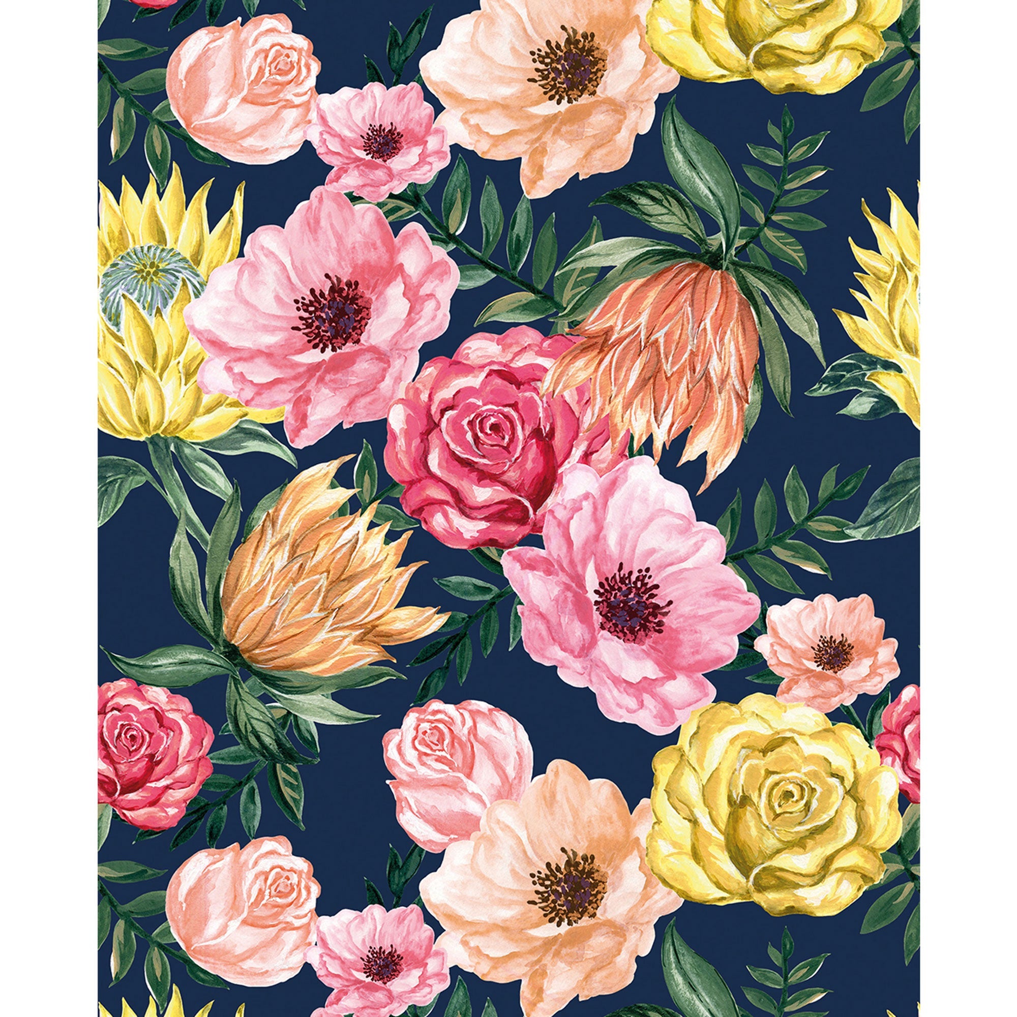 102026043 Panoramique Blossom Multicouleur Mural by Caselio