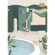 Panoramique Archways Kaki Beauty Full Image 2 Mural by Caselio
