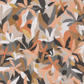 Fauve Noisette / Saumon / Dore / Fond Noir Imagination Wallpaper by Caselio