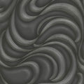 Waves Charcoal Metallic Fashion for Walls 2 Wallpaper By Erismann