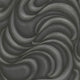 Waves Charcoal Metallic Fashion for Walls 2 Wallpaper By Erismann