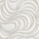 Waves Light Grey Metallic Fashion for Walls 2 Wallpaper By Erismann