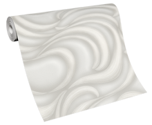 10220-31 Waves Light Grey Metallic Fashion for Walls 2 Wallpaper By Erismann