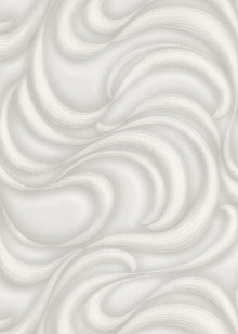10220-31 Waves Light Grey Metallic Fashion for Walls 2 Wallpaper By Erismann