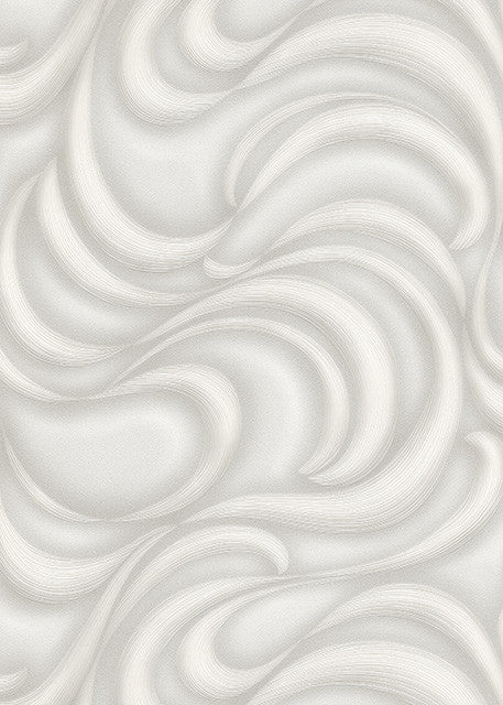 10220-31 Waves Light Grey Metallic Fashion for Walls 2 Wallpaper By Erismann