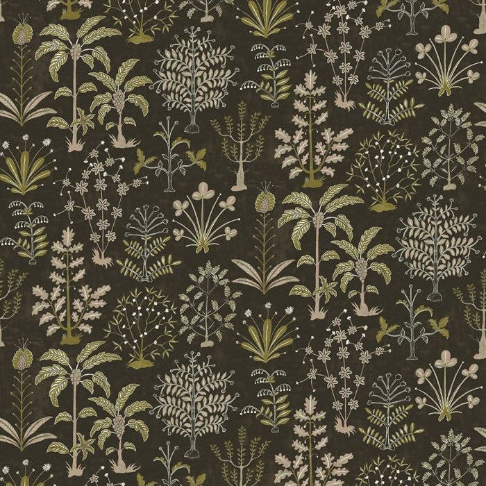 JMW-102331 Cynthia Black and  Olive Wallpaper by Josephine Munsey