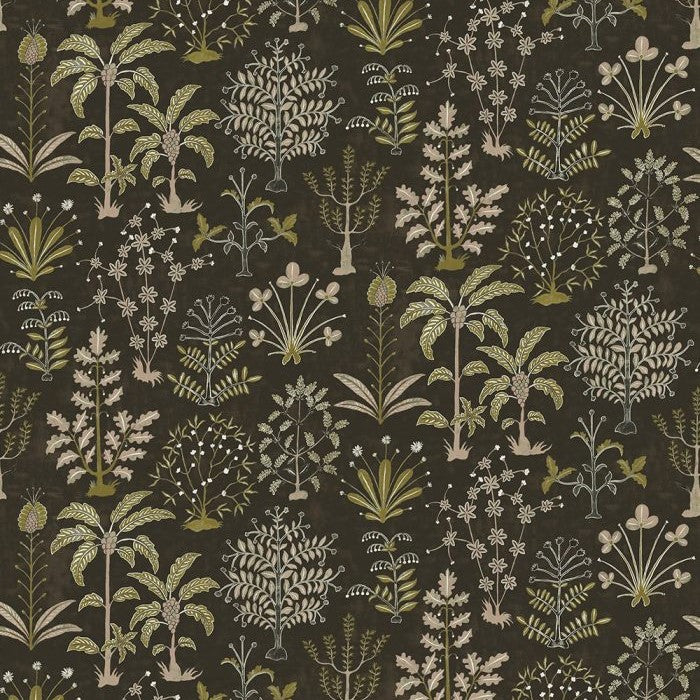 JMW-102331 Cynthia Black and  Olive Wallpaper by Josephine Munsey
