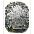 102397070 Panoramique Jardin d'Hiver Multicouleurs Mural by Caselio