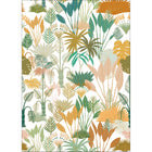 102467020 Panoramique Manille Vert Jaune Fond Blanc Mural by Caselio