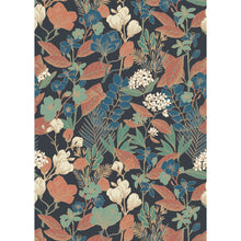 102476899 Panoramique Valentine Bleu Rouge Fond Noir Mural by Caselio