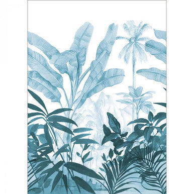 Panoramique Wild And Secret Only Blue Wallpanel by Caselio