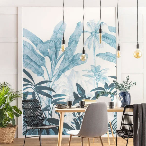 ONB102506166 Panoramique Wild And Secret Only Blue Wallpanel by Caselio