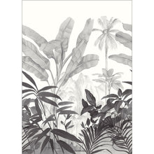 102509001 Panoramique Wild And Secret Noir Et Blanc Mural by Caselio