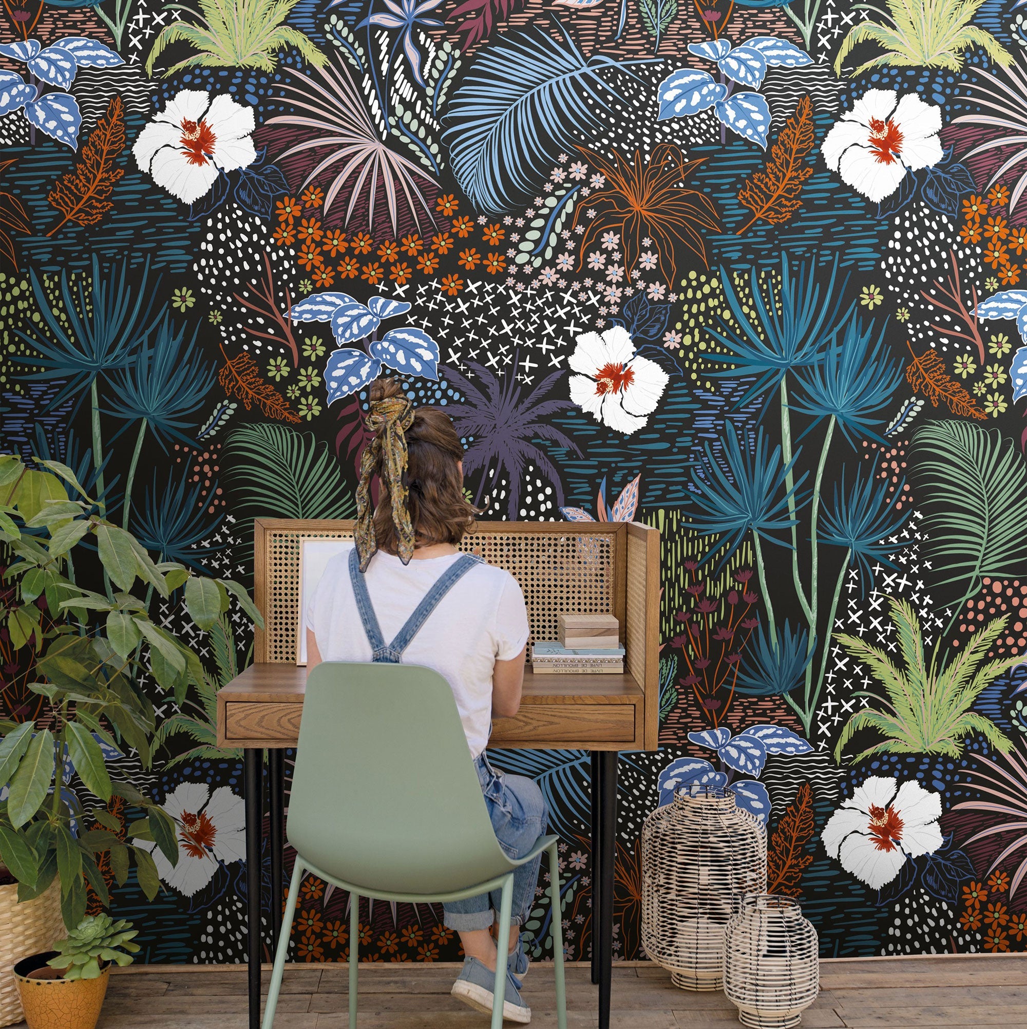102537490 Panoramique Kamea Multicouleurs Mural by Caselio