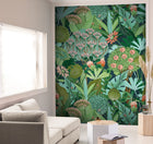 102567070 Panoramique  Jardin Onirique Vert Mural by Caselio