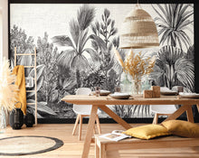 102609009 Panoramique Balade Sauvage Noir Et Blanc Mural by Caselio