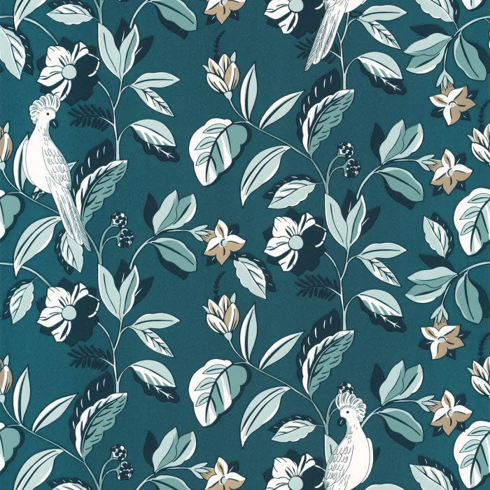 ONB102626127 Sweet Feathers Only Blue Wallpaper by Caselio